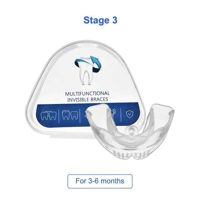 Appareil orthodontique en 3 étapes.