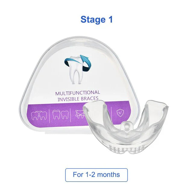 Appareil orthodontique en 3 étapes.