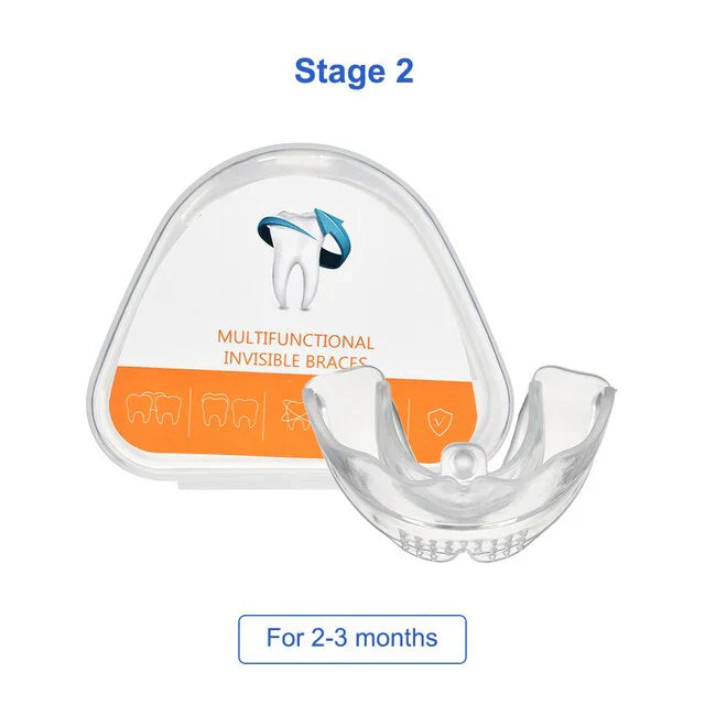 Appareil orthodontique en 3 étapes.